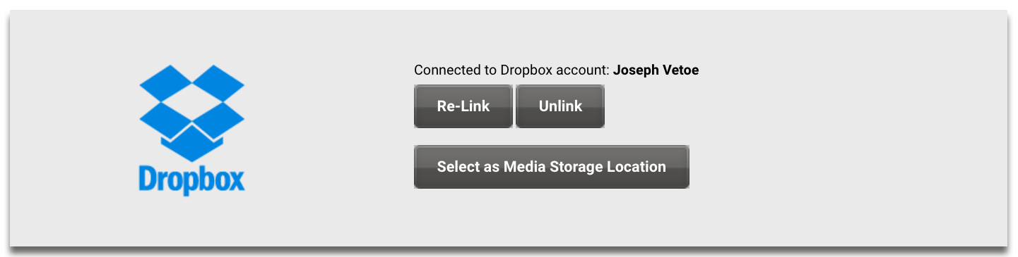 creating a dropbox link
