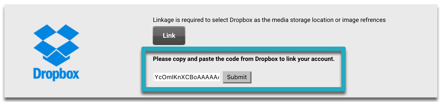 creating a dropbox link